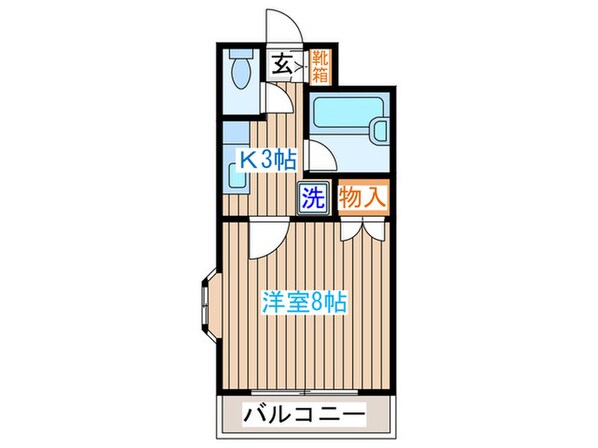 ベルメゾン台原の物件間取画像